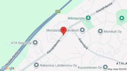 Apartments for rent i Tampere Koillinen - kort over placeringen