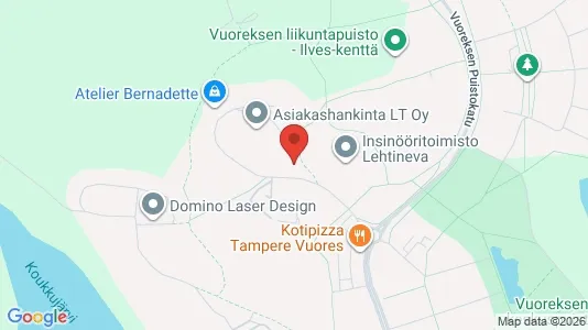Apartments for rent i Tampere Eteläinen - kort over placeringen