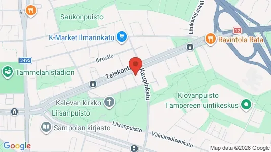 Apartments for rent i Tampere Keskinen - kort over placeringen