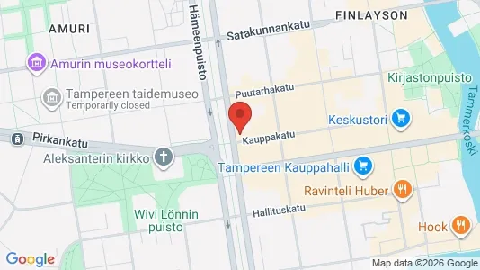 Apartments for rent i Tampere Keskinen - kort over placeringen