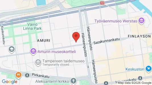 Apartments for rent i Tampere Keskinen - kort over placeringen