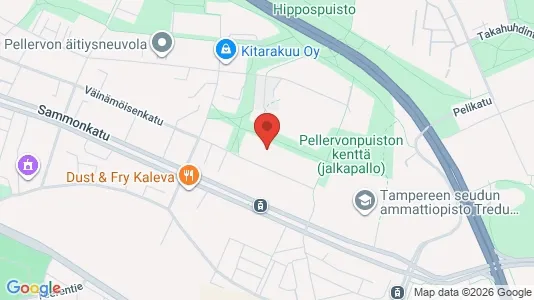 Apartments for rent i Tampere Keskinen - kort over placeringen