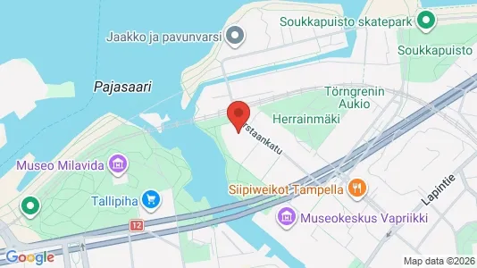Apartments for rent i Tampere Keskinen - kort over placeringen
