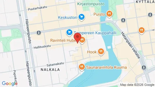 Apartments for rent i Tampere Keskinen - kort over placeringen