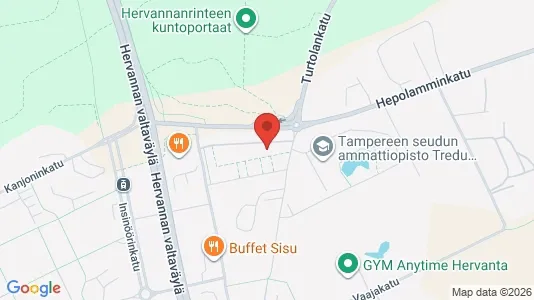 Apartments for rent i Tampere Kaakkoinen - kort over placeringen