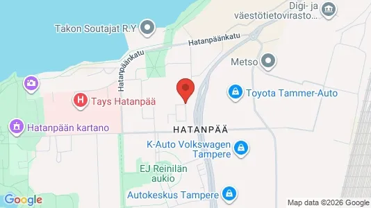 Apartments for rent i Tampere Eteläinen - kort over placeringen