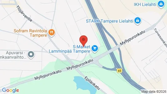 Apartments for rent i Tampere Lounainen - kort over placeringen