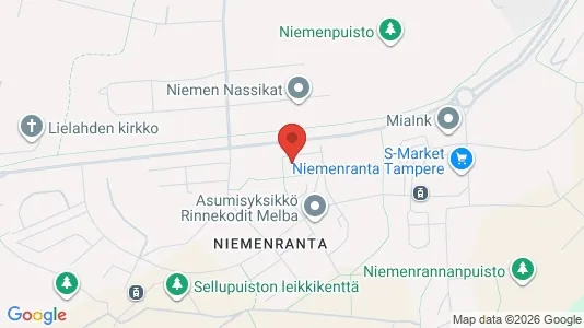 Apartments for rent i Tampere Luoteinen - kort over placeringen