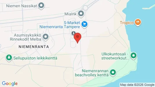Apartments for rent i Tampere Luoteinen - kort over placeringen