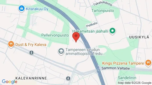 Apartments for rent i Tampere Keskinen - kort over placeringen
