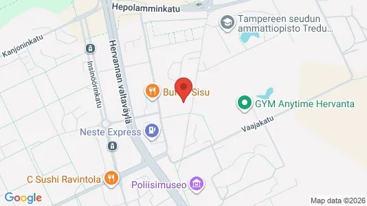 Apartments for rent i Tampere Kaakkoinen - kort over placeringen