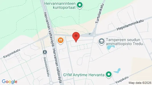 Apartments for rent i Tampere Kaakkoinen - kort over placeringen