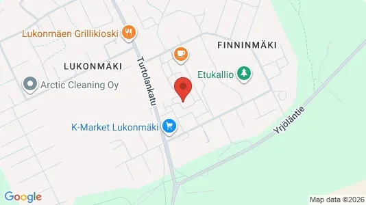Apartments for rent i Tampere Kaakkoinen - kort over placeringen