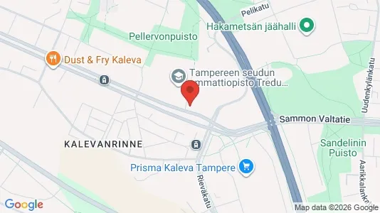 Apartments for rent i Tampere Keskinen - kort over placeringen