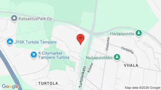 Apartments for rent i Tampere Kaakkoinen - kort over placeringen