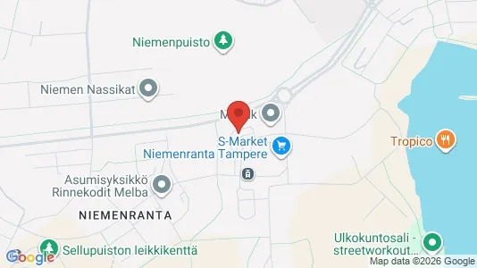 Apartments for rent i Tampere Luoteinen - kort over placeringen