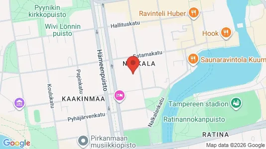 Apartments for rent i Tampere Keskinen - kort over placeringen