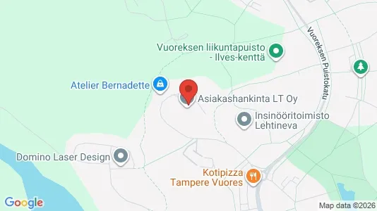 Apartments for rent i Tampere Eteläinen - kort over placeringen