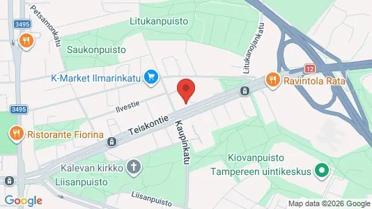 Apartments for rent i Tampere Keskinen - kort over placeringen