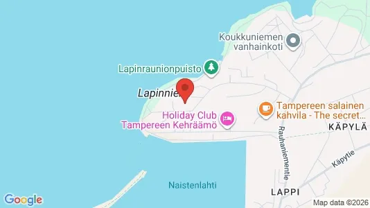 Apartments for rent i Tampere Keskinen - kort over placeringen