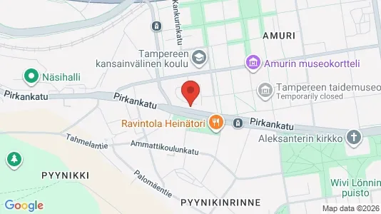 Apartments for rent i Tampere Keskinen - kort over placeringen