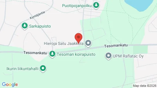Apartments for rent i Tampere Lounainen - kort over placeringen