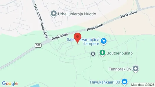 Apartments for rent i Tampere Kaakkoinen - kort over placeringen