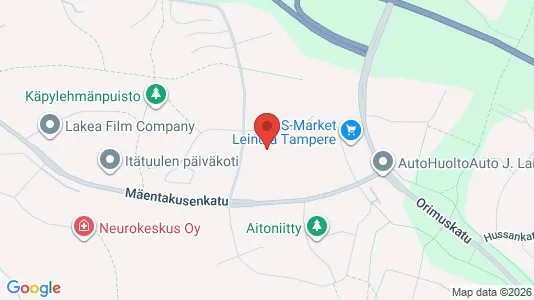 Apartments for rent i Tampere Koillinen - kort over placeringen