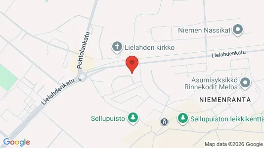 Apartments for rent i Tampere Luoteinen - kort over placeringen