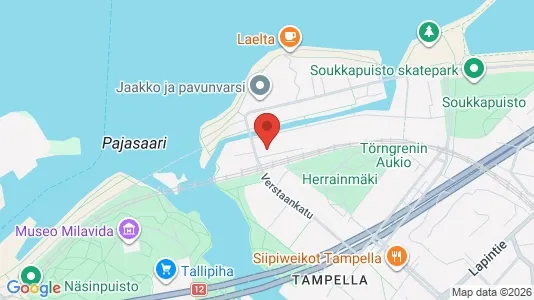 Apartments for rent i Tampere Keskinen - kort over placeringen