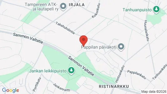 Apartments for rent i Tampere Koillinen - kort over placeringen