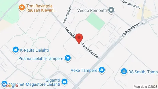 Apartments for rent i Tampere Luoteinen - kort over placeringen