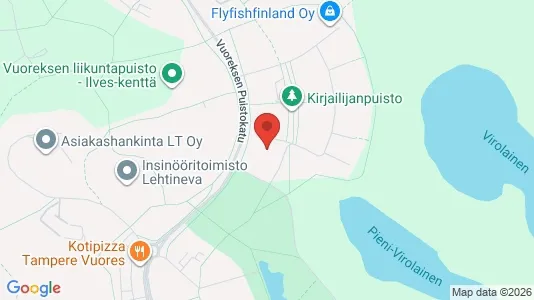 Apartments for rent i Tampere Eteläinen - kort over placeringen