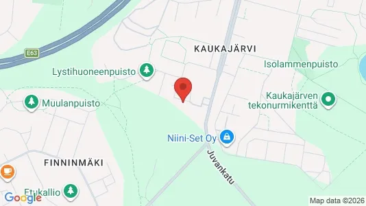Apartments for rent i Tampere Kaakkoinen - kort over placeringen