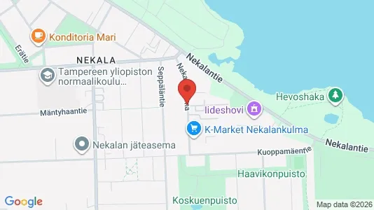 Apartments for rent i Tampere Keskinen - kort over placeringen
