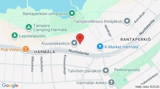 Apartments for rent i Tampere Eteläinen - kort over placeringen