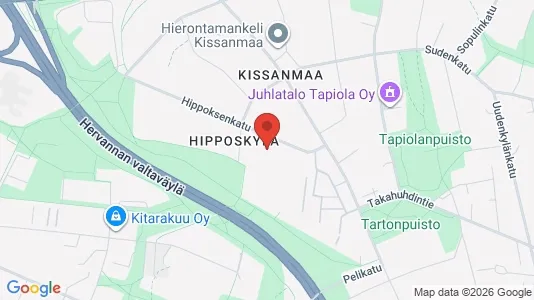 Apartments for rent i Tampere Keskinen - kort over placeringen