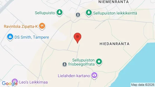Apartments for rent i Tampere Luoteinen - kort over placeringen