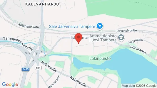 Apartments for rent i Tampere Keskinen - kort over placeringen