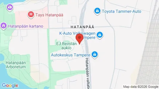 Apartments for rent i Tampere Eteläinen - kort over placeringen