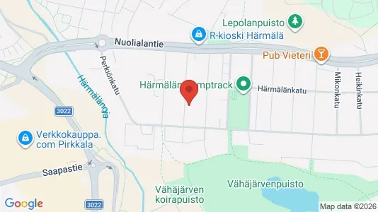 Apartments for rent i Tampere Eteläinen - kort over placeringen