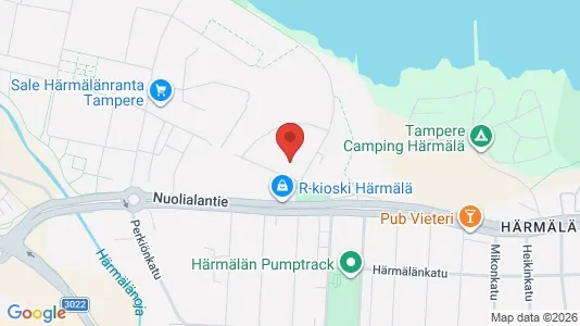 Apartments for rent i Tampere Eteläinen - kort over placeringen