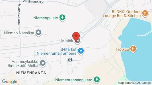 Apartments for rent i Tampere Luoteinen - kort over placeringen