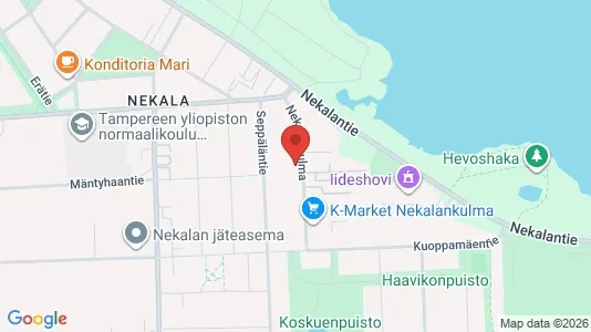 Apartments for rent i Tampere Keskinen - kort over placeringen