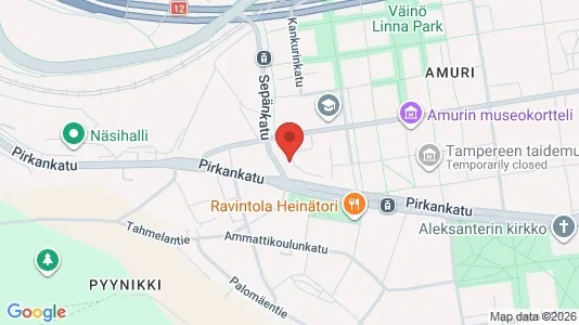 Apartments for rent i Tampere Keskinen - kort over placeringen