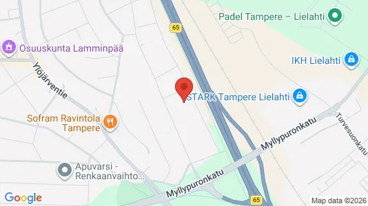 Apartments for rent i Tampere Lounainen - kort over placeringen