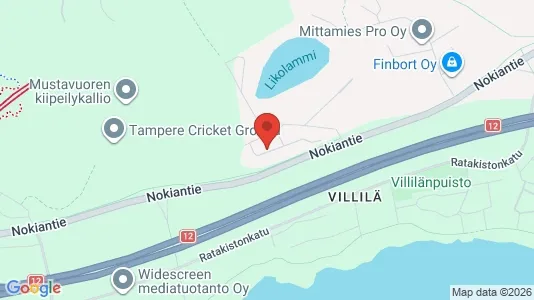 Apartments for rent i Tampere Lounainen - kort over placeringen