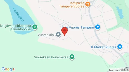 Apartments for rent i Tampere Eteläinen - kort over placeringen