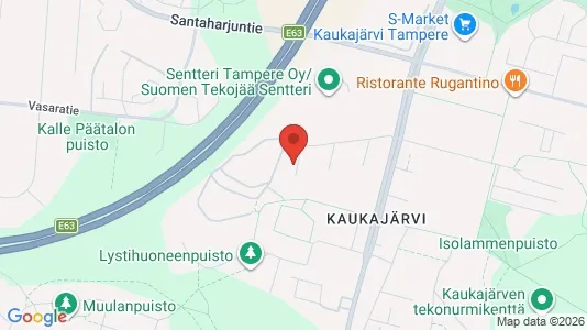 Apartments for rent i Tampere Kaakkoinen - kort over placeringen