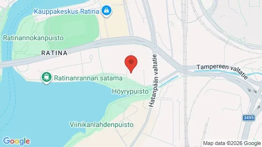 Apartments for rent i Tampere Keskinen - kort over placeringen